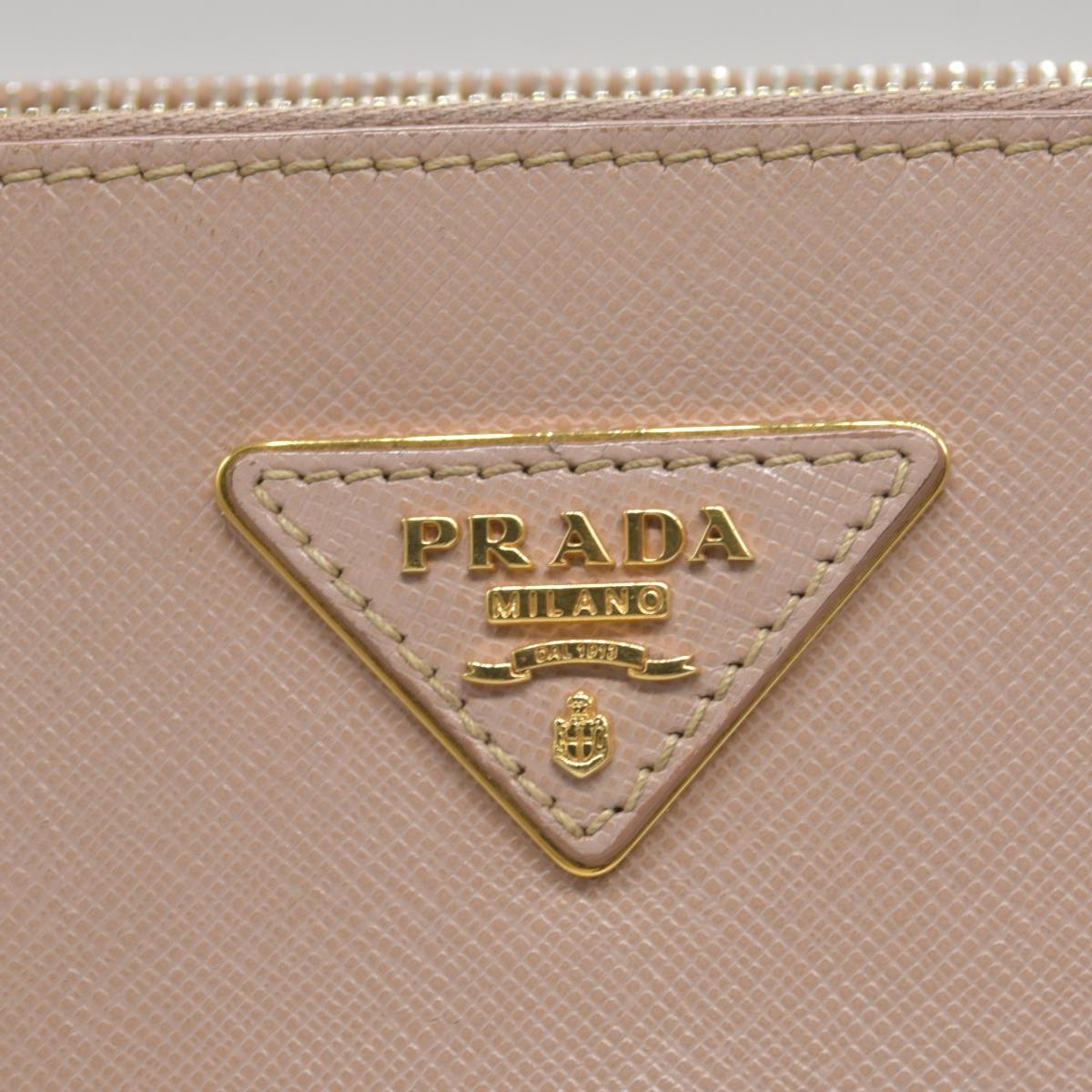 $5200 Saffiano Lux Medium Tote Cammeo Pink Beige