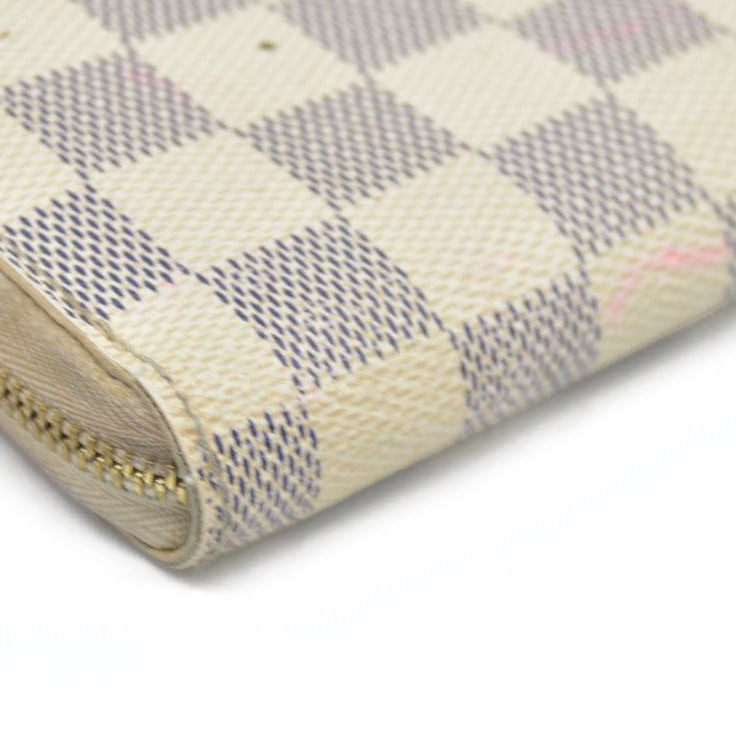 $620 Louis Vuitton  Damier Azur Zippy Coin Purse  CA3172