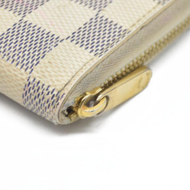 $620 Louis Vuitton  Damier Azur Zippy Coin Purse  CA3172