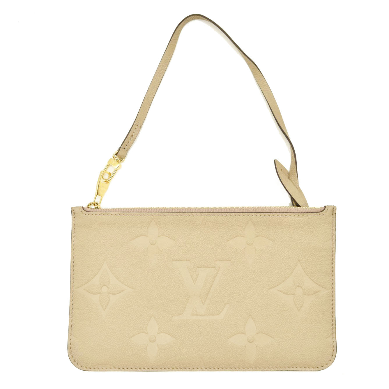 Louis Vuitton  Empreinte Monogram Giant Neverfull MM Pochette Tourterelle