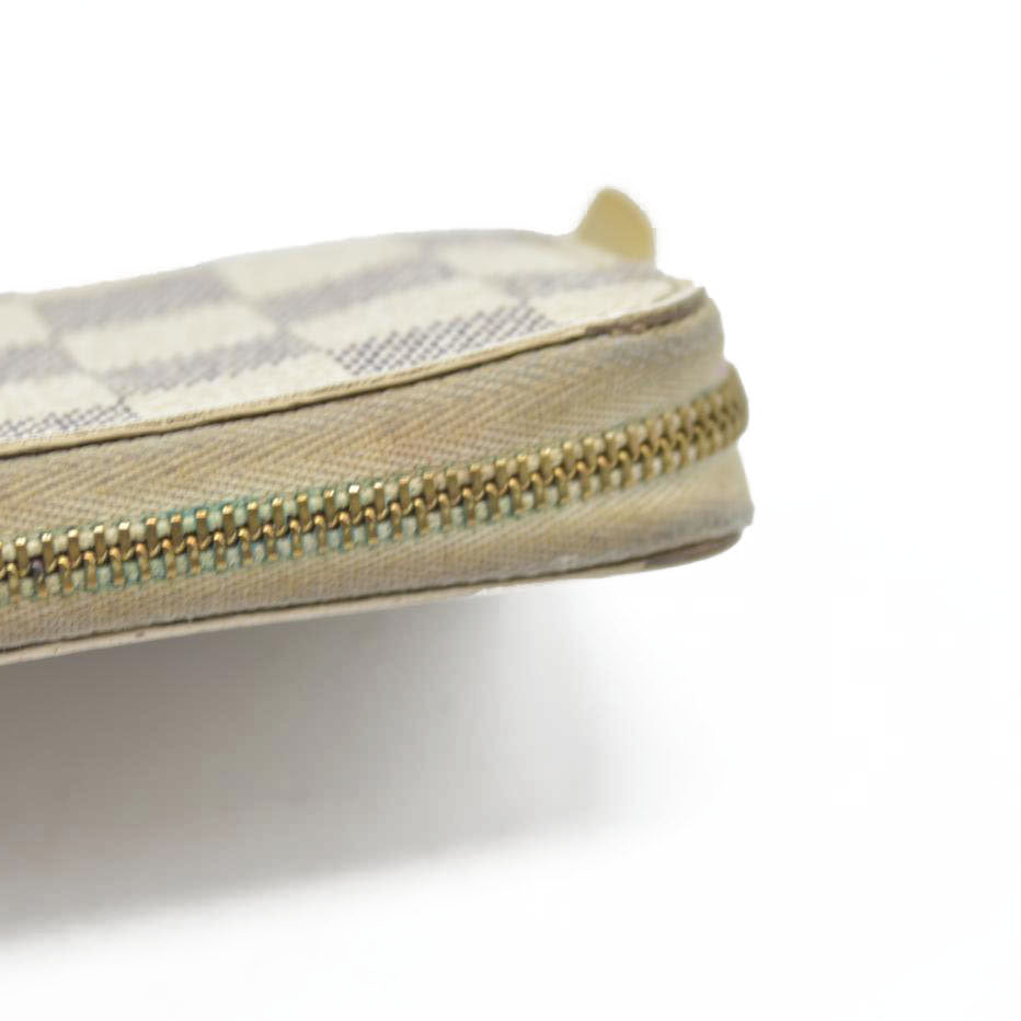 $620 Louis Vuitton  Damier Azur Zippy Coin Purse  CA3172