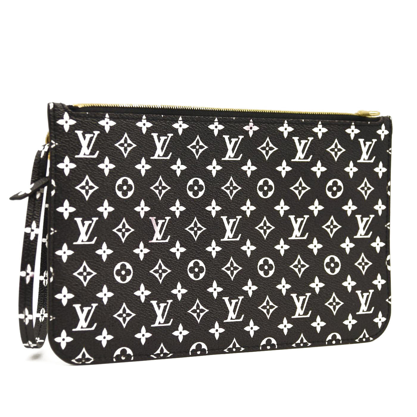Louis Vuitton Monogram Giant Jungle Neverfull MM Pochette Black