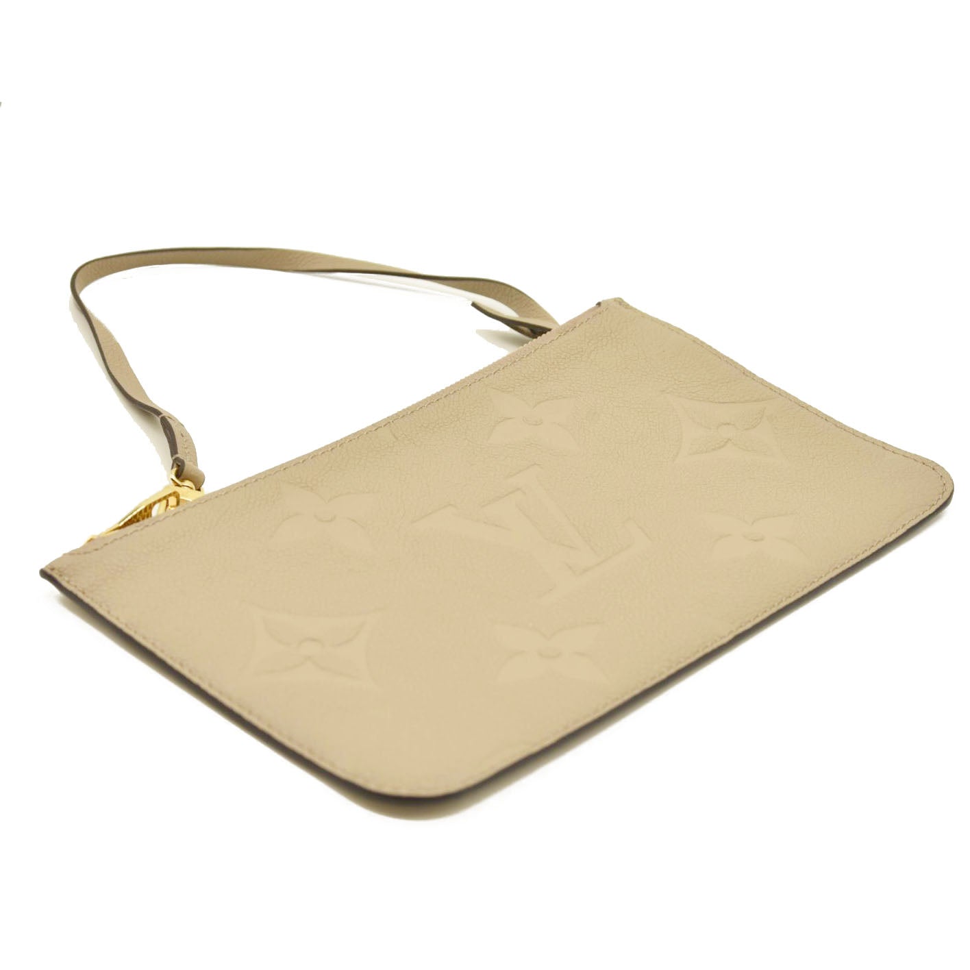 Louis Vuitton  Empreinte Monogram Giant Neverfull MM Pochette Tourterelle