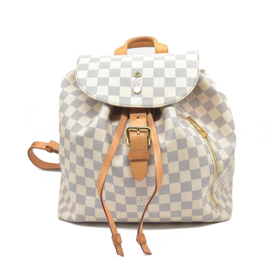$2120 Louis Vuitton  Damier Azur Sperone Backpack 2016