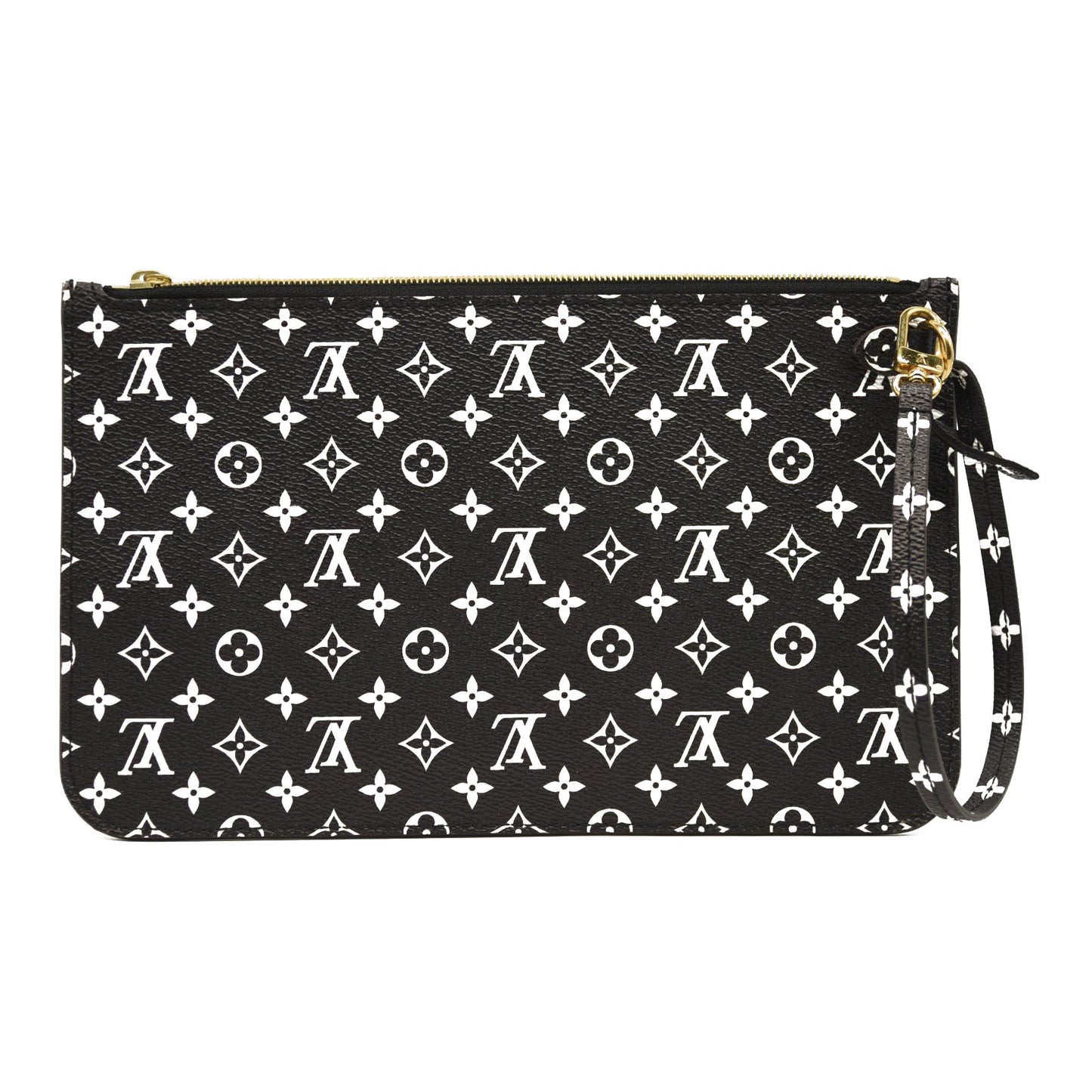Louis Vuitton Monogram Giant Jungle Neverfull MM Pochette Black