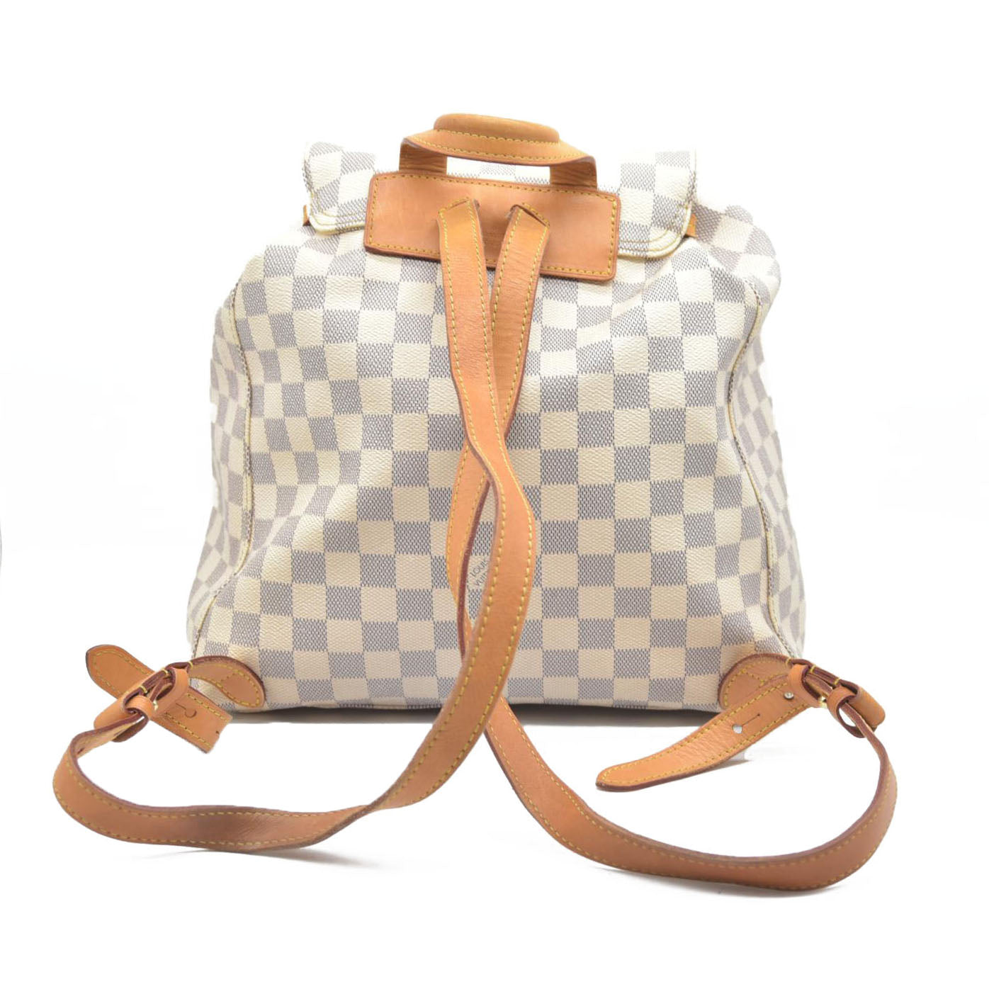 $2120 Louis Vuitton  Damier Azur Sperone Backpack 2016