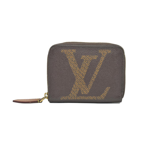 $560 2019 Louis Vuitton Monogram Giant Zippy Coin Purse COSIGNMENT SN0199