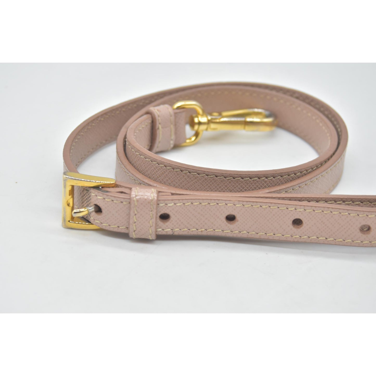 $5200 Saffiano Lux Medium Tote Cammeo Pink Beige