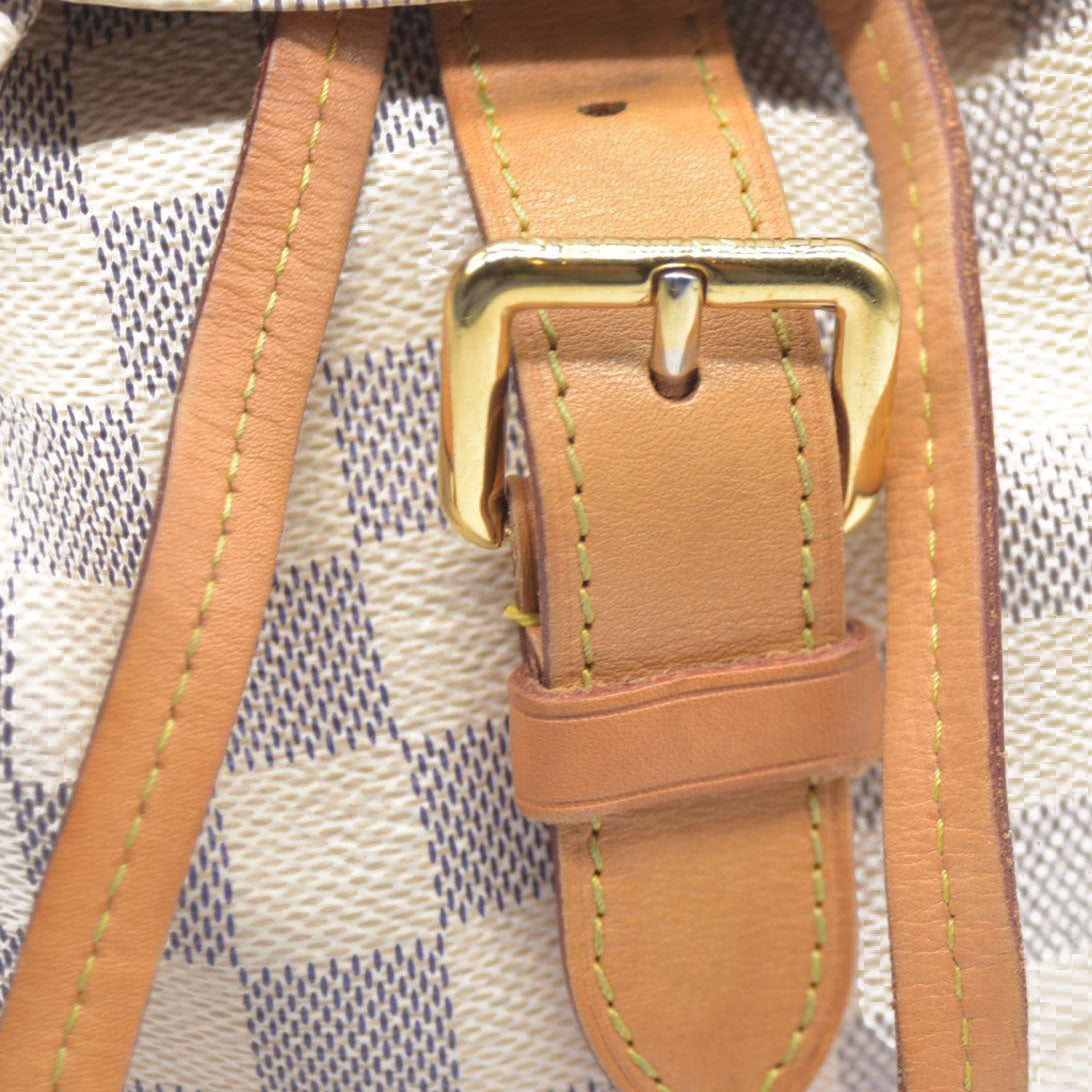 $2120 Louis Vuitton  Damier Azur Sperone Backpack 2016