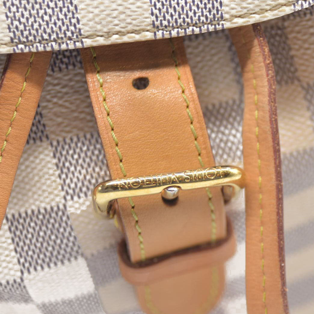 $2120 Louis Vuitton  Damier Azur Sperone Backpack 2016