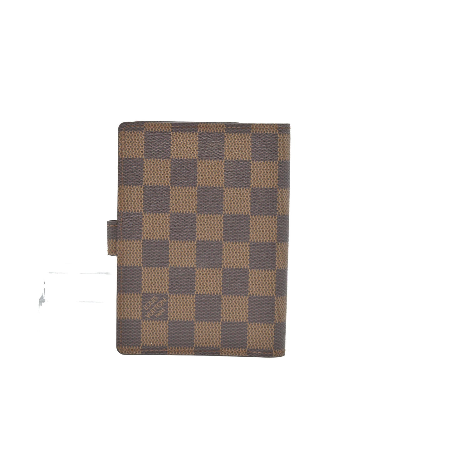 $505 Louis Vuitton Damier Ebene Small Ring Agenda Cover CONSIGNMENT