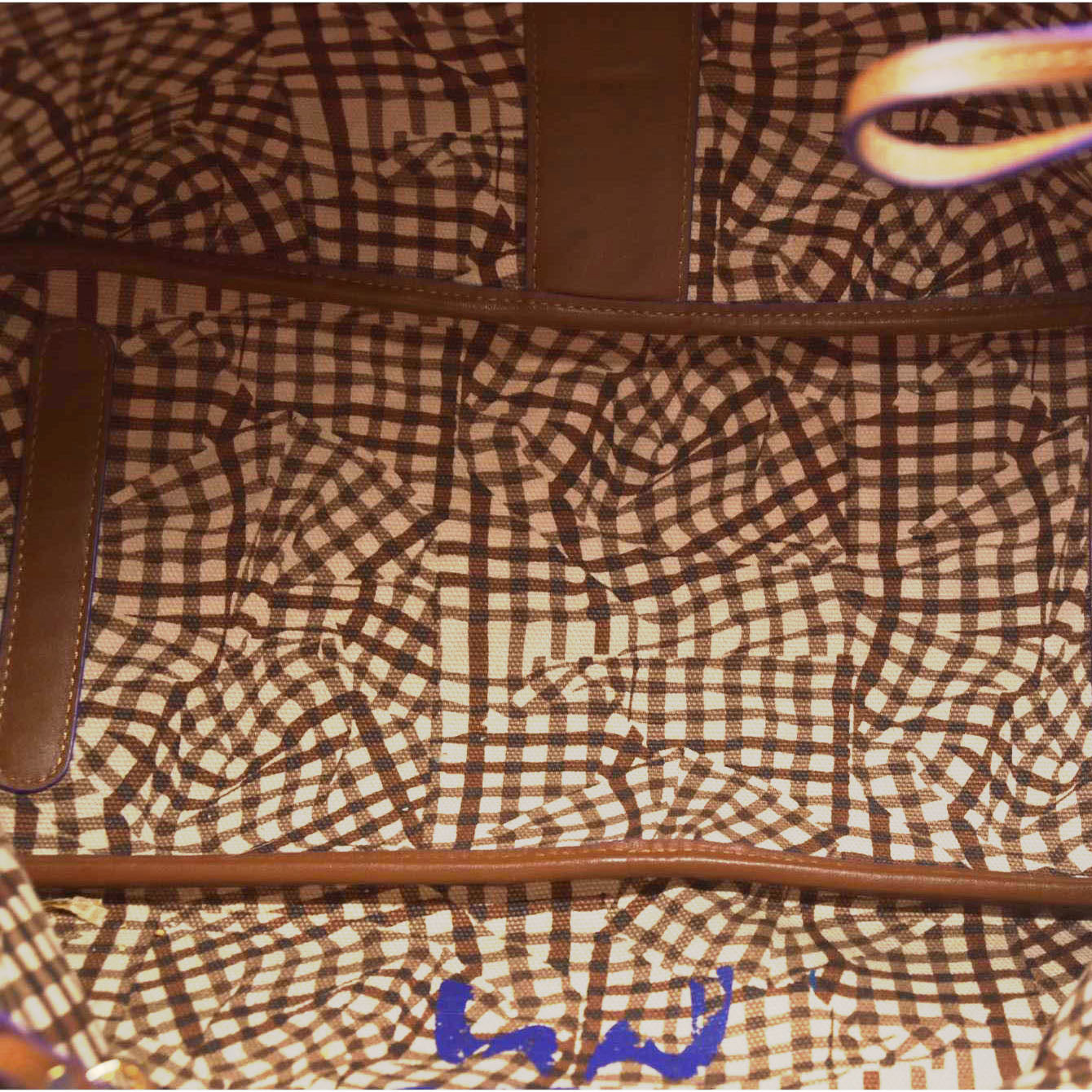 $770 MCM  Visetos Medium Liz Reversible Shopper Tote Cognac