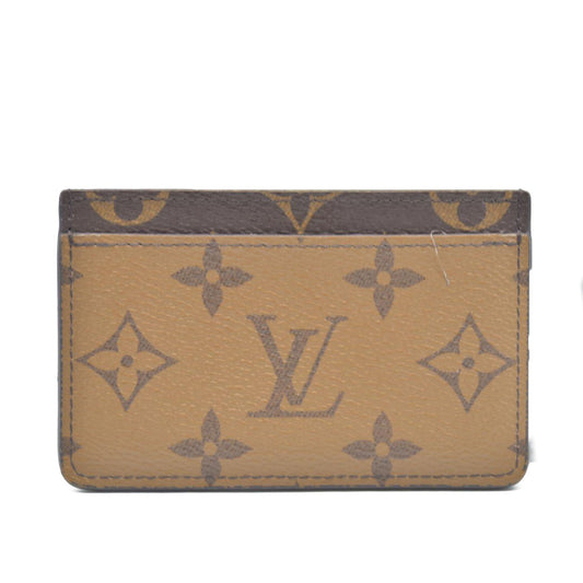 $285 Louis Vuitton Monogram Reverse Card Case