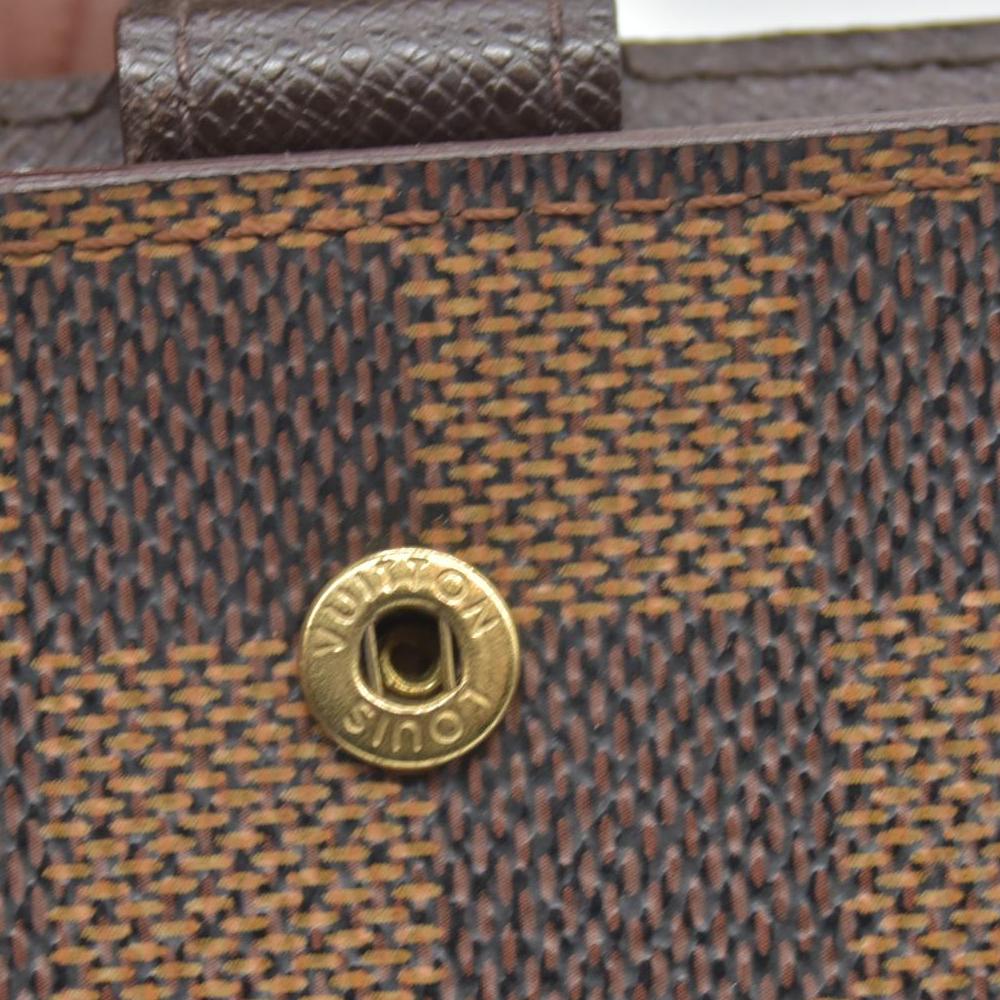 $505 Louis Vuitton Damier Ebene Small Ring Agenda Cover CONSIGNMENT