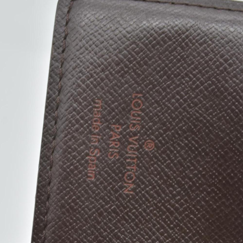 $505 Louis Vuitton Damier Ebene Small Ring Agenda Cover CONSIGNMENT