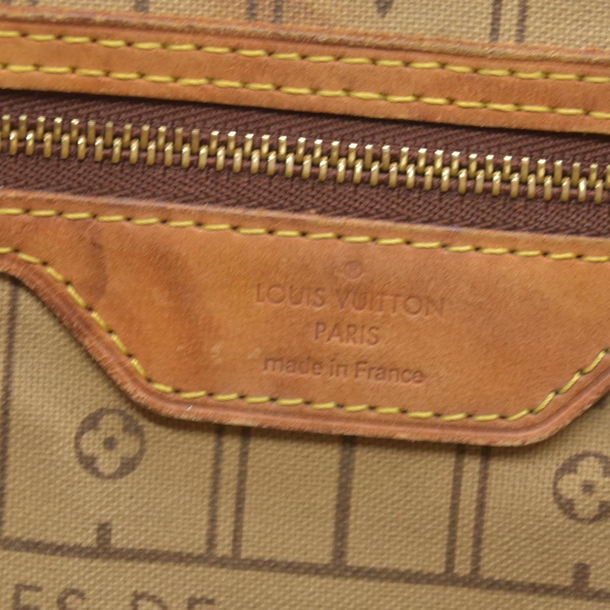 $2170 2011 Louis Vuitton  Monogram Neverfull MM AR1111