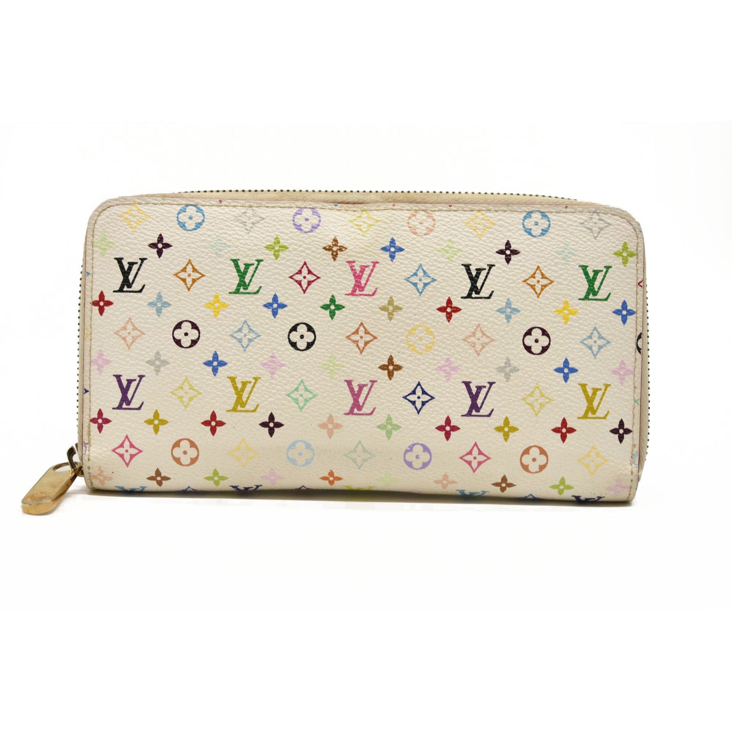 Louis Vuitton  Monogram Murakami Zippy Wallet White CA4134