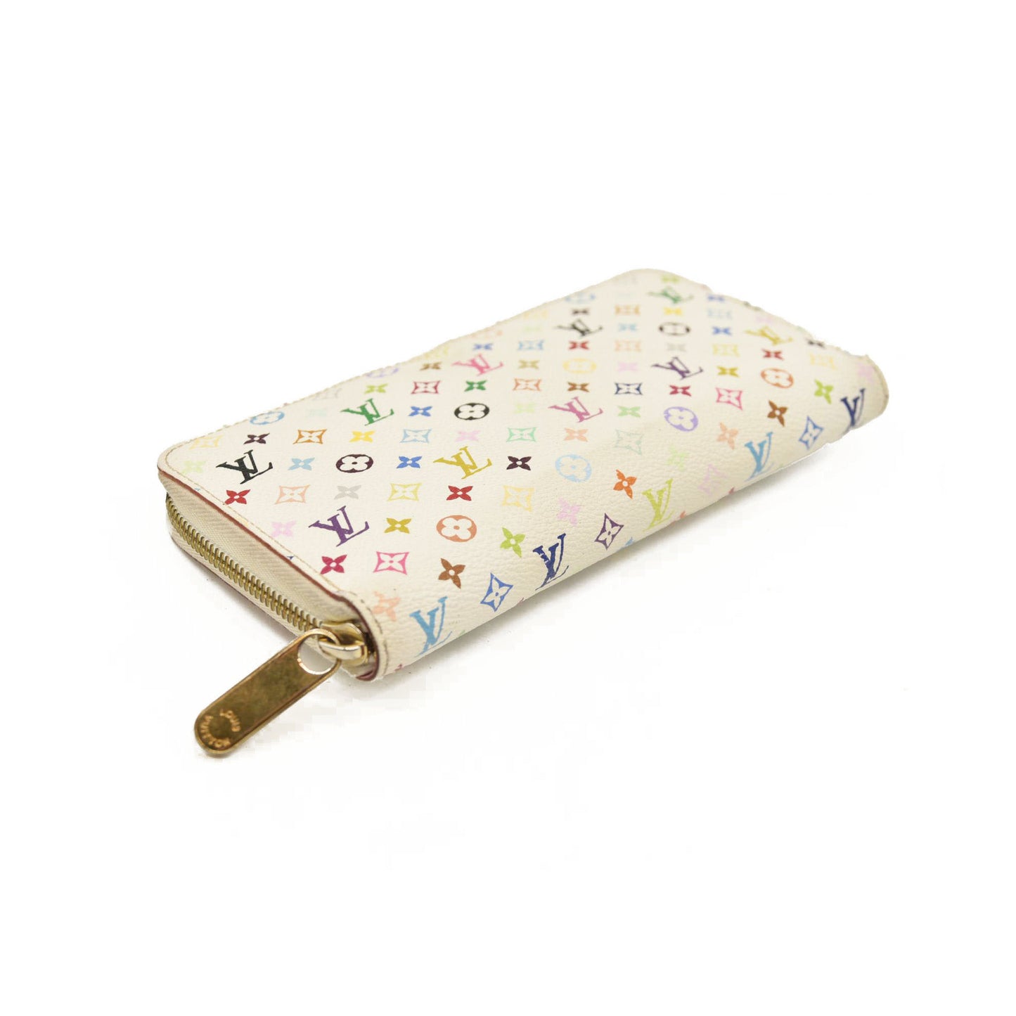 Louis Vuitton  Monogram Murakami Zippy Wallet White CA4134