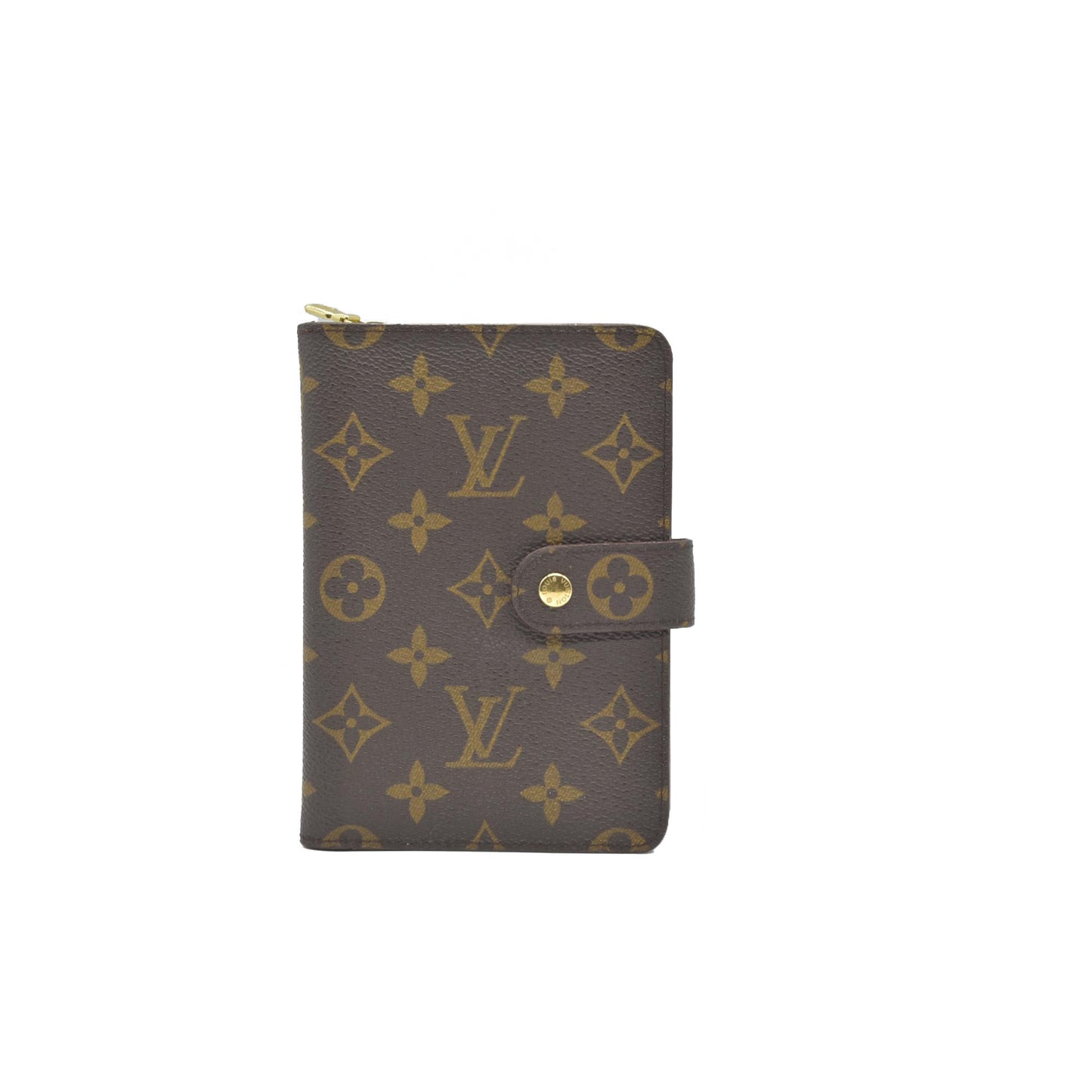 $750 Louis Vuitton Consignment Monogram Porte Papier Zippy Wallet Brown CONSIGNMENT (Copy)
