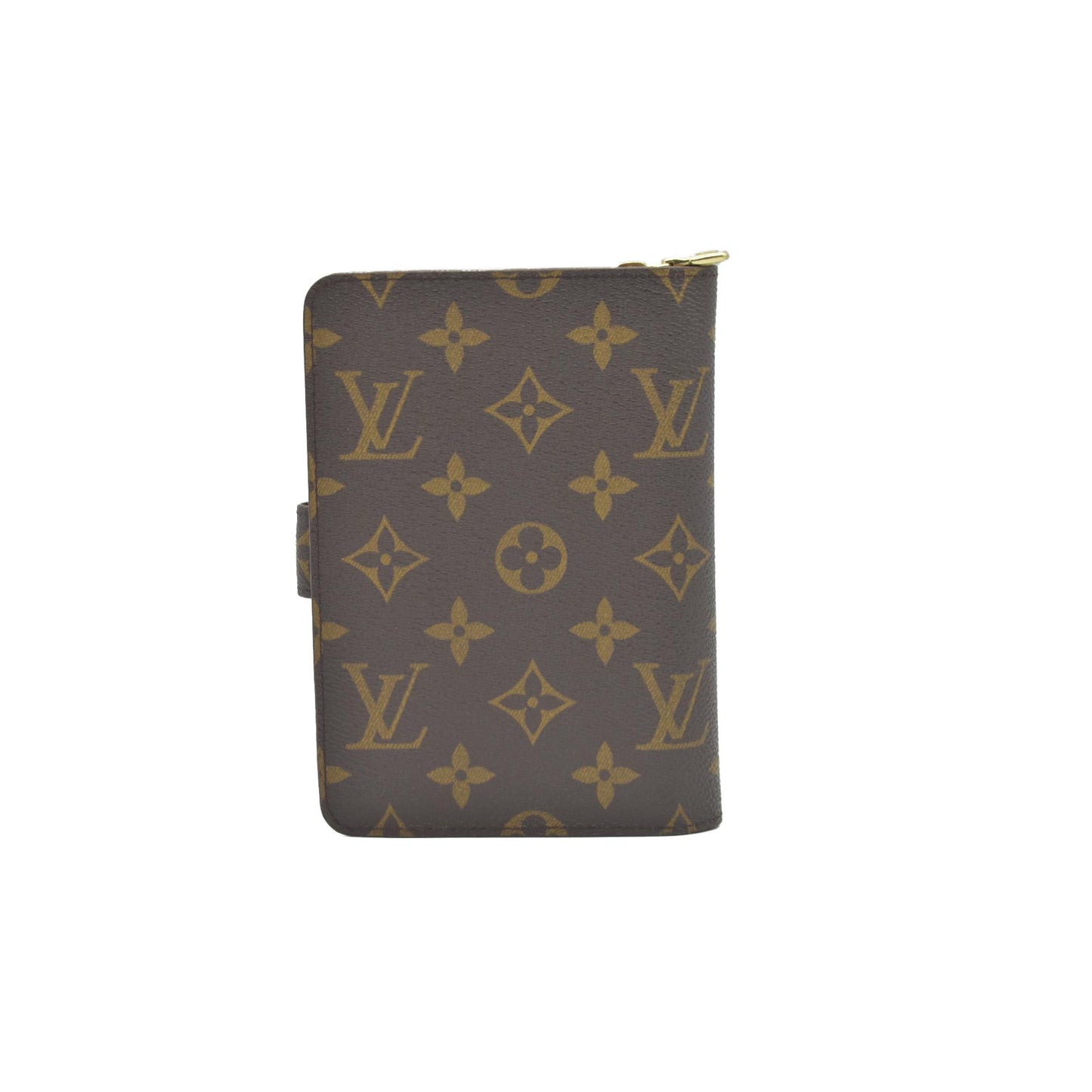 $750 Louis Vuitton Consignment Monogram Porte Papier Zippy Wallet Brown CONSIGNMENT (Copy)
