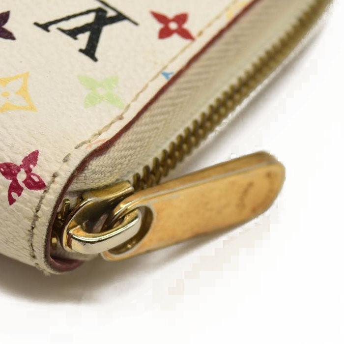 Louis Vuitton  Monogram Murakami Zippy Wallet White CA4134