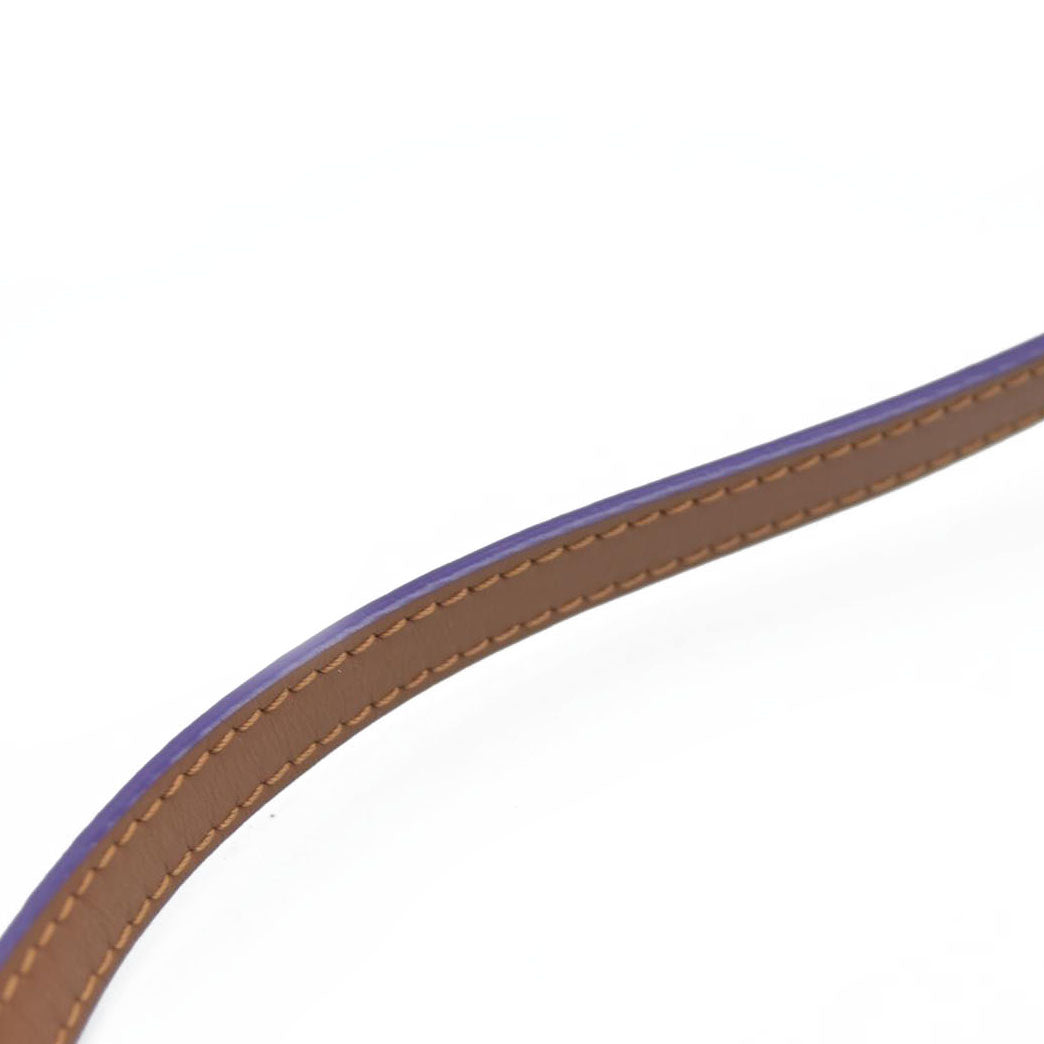 MCM Visetos Liz Shopper Tote Pouch Cognac