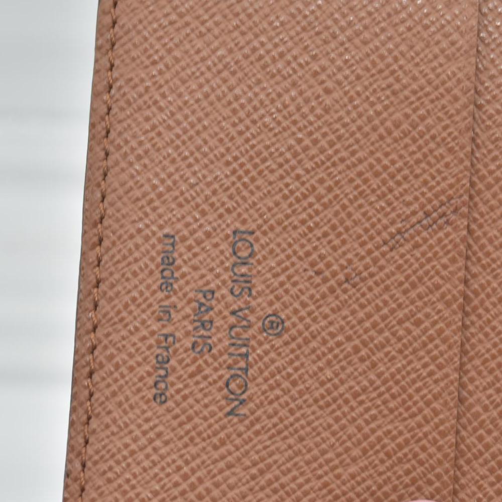 $750 Louis Vuitton Consignment Monogram Porte Papier Zippy Wallet Brown CONSIGNMENT (Copy)