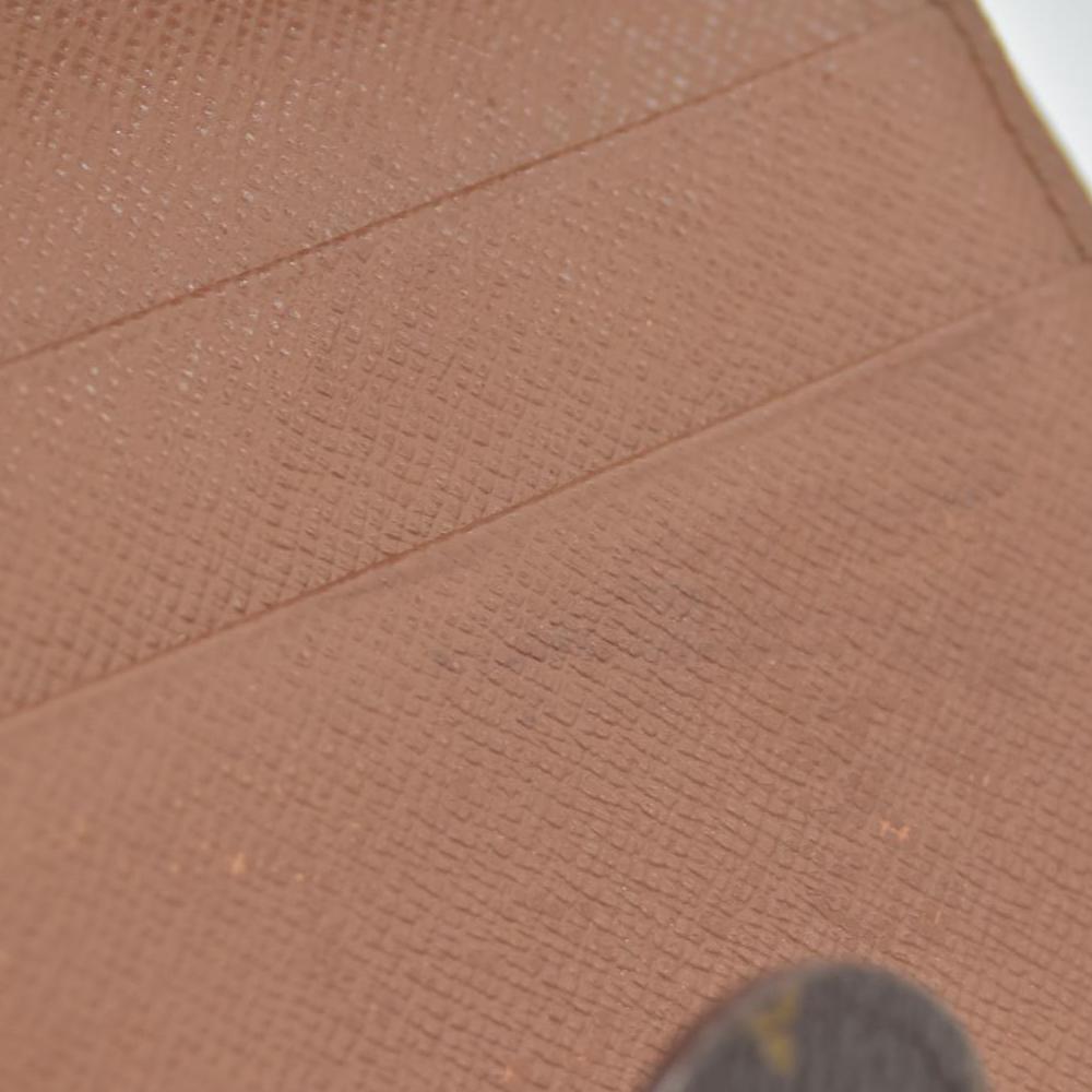 $750 Louis Vuitton Consignment Monogram Porte Papier Zippy Wallet Brown CONSIGNMENT (Copy)