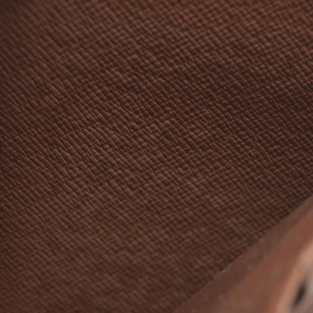 $750 Louis Vuitton Consignment Monogram Porte Papier Zippy Wallet Brown CONSIGNMENT (Copy)