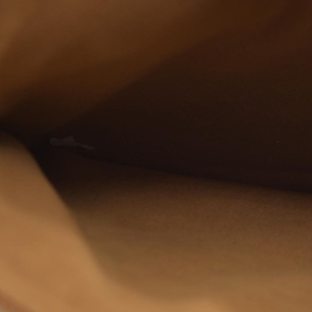 MCM Visetos Liz Shopper Tote Pouch Cognac