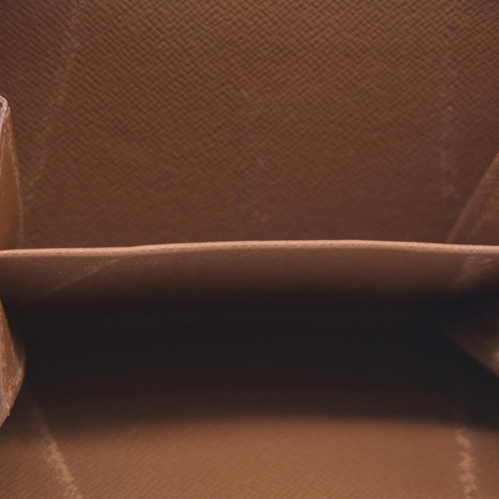 $750 Louis Vuitton Consignment Monogram Porte Papier Zippy Wallet Brown CONSIGNMENT (Copy)