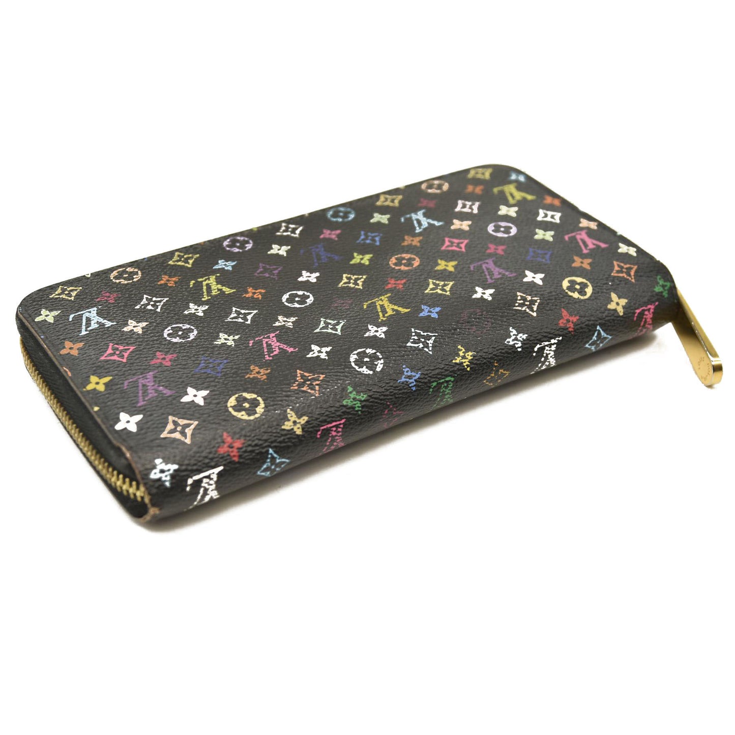 Louis Vuitton  Monogram Murakami Zippy Wallet Black Violet CA1162