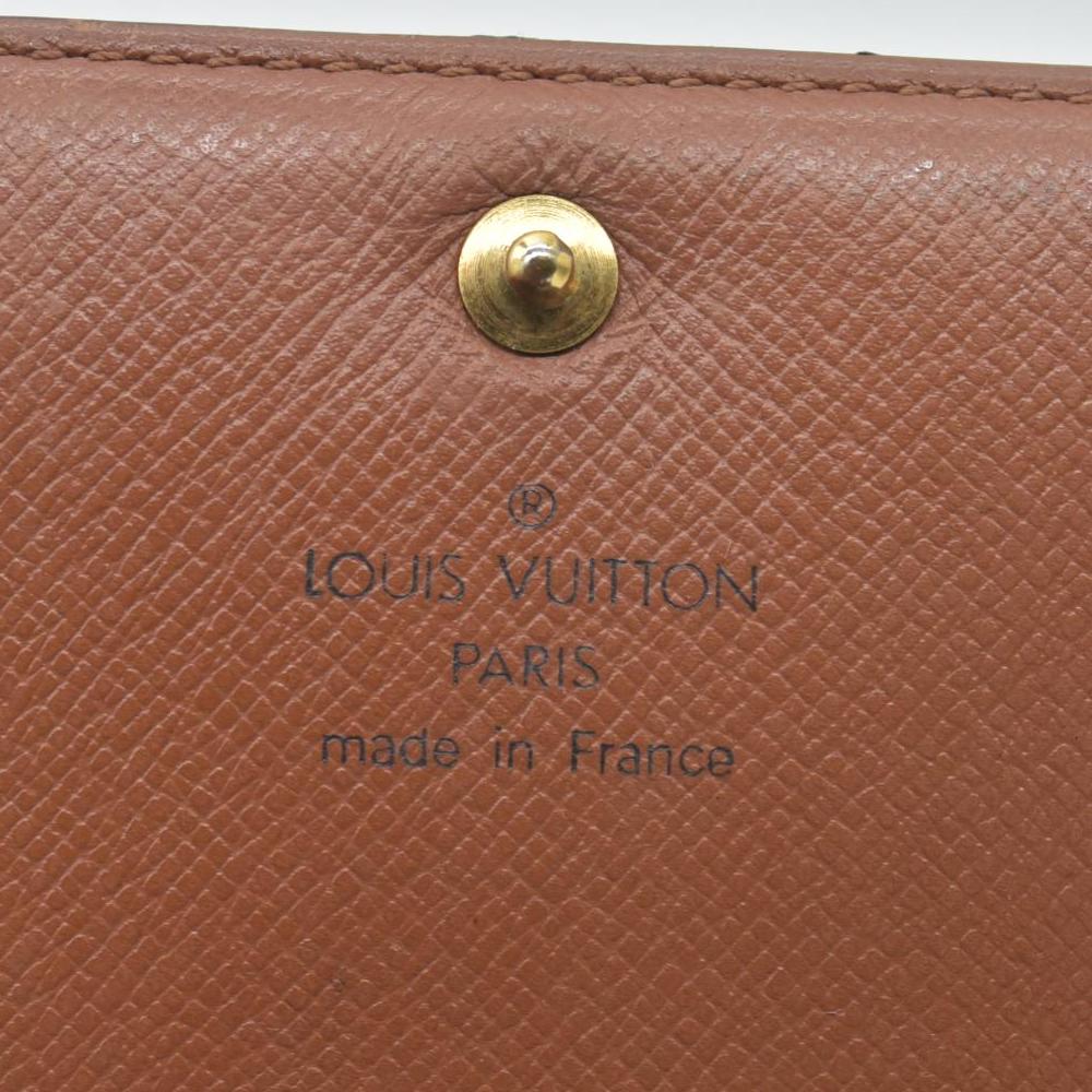 $560 1996 Louis Vuitton Monogram Porte Monnaie Billets Tresor Bifold Wallet CONSIGNMENT MI0926