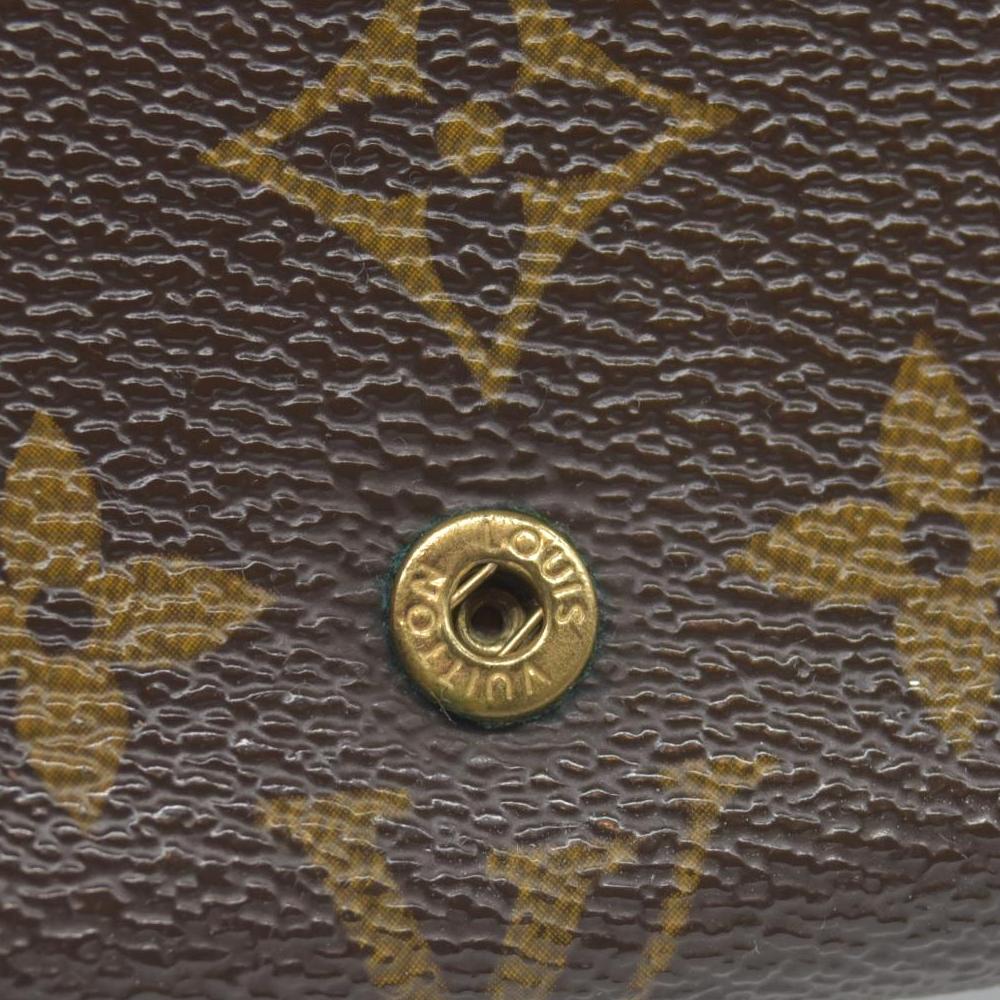 $560 1996 Louis Vuitton Monogram Porte Monnaie Billets Tresor Bifold Wallet CONSIGNMENT MI0926