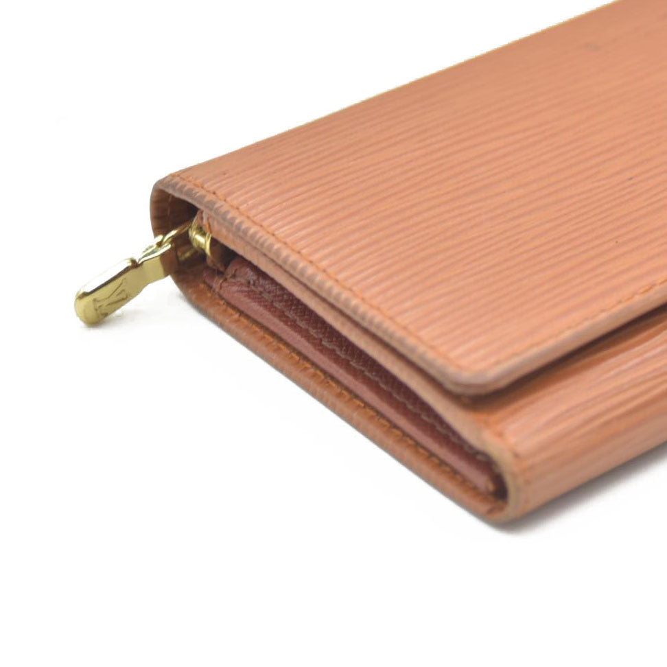 Louis Vuitton Epi Porte Monnaie Billets Tresor Leather Bifold Wallet CA0938
