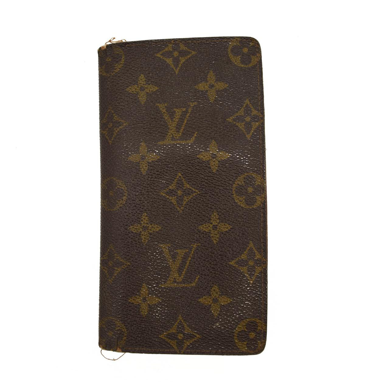 LOUIS VUITTON Monogram Porte-Cartes Credit Yen Checkbook Wallet