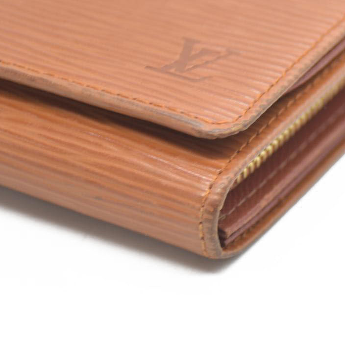 Louis Vuitton Epi Porte Monnaie Billets Tresor Leather Bifold Wallet CA0938