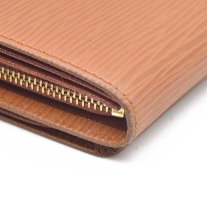 Louis Vuitton Epi Porte Monnaie Billets Tresor Leather Bifold Wallet CA0938