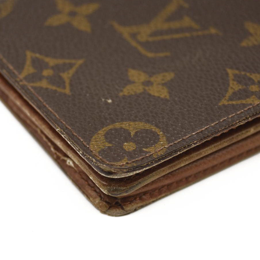 LOUIS VUITTON Monogram Porte-Cartes Credit Yen Checkbook Wallet