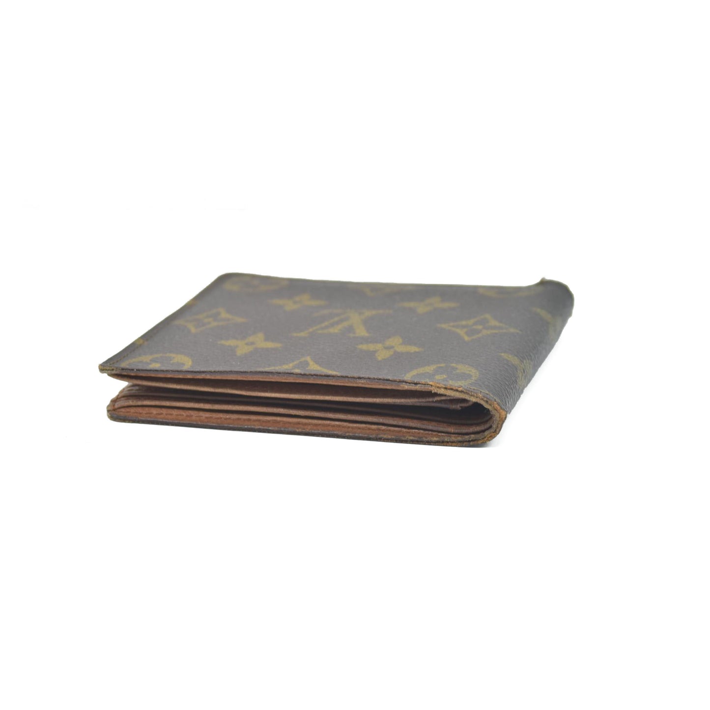 $515 1990 Louis Vuitton Monogram Portefeiulle Marco Bifold Wallet Brown CONSIGNMENT MI0970