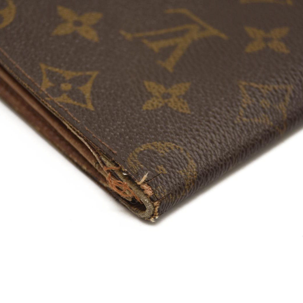 LOUIS VUITTON Monogram Porte-Cartes Credit Yen Checkbook Wallet