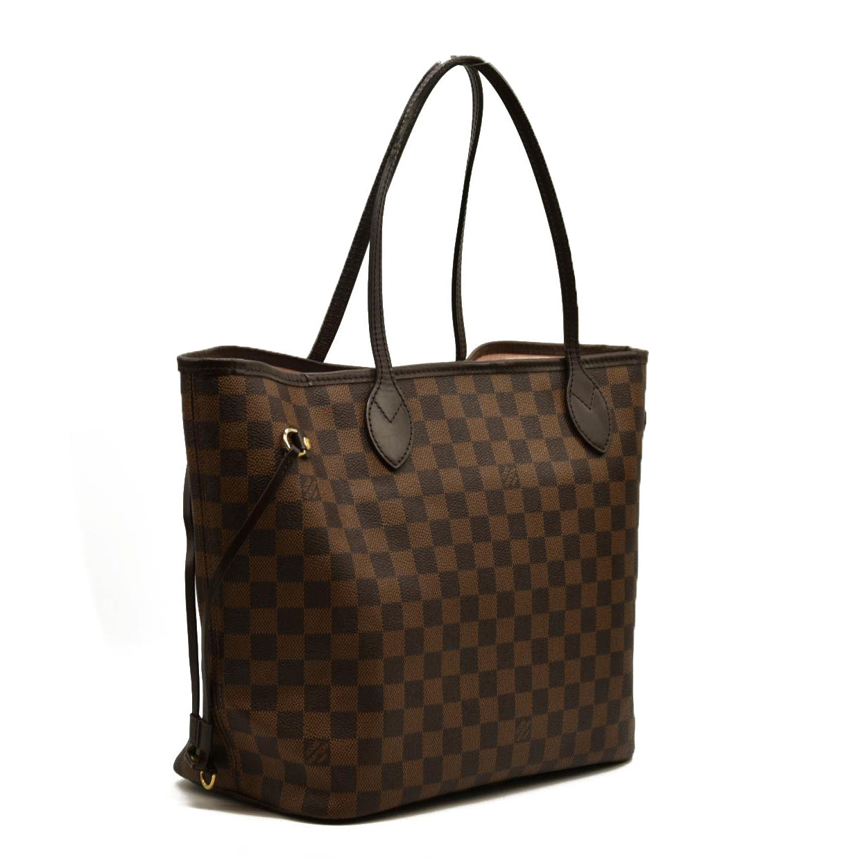 Louis Vuitton  Damier Ebene Neo Neverfull MM Rose Ballerine