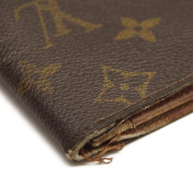 LOUIS VUITTON Monogram Porte-Cartes Credit Yen Checkbook Wallet