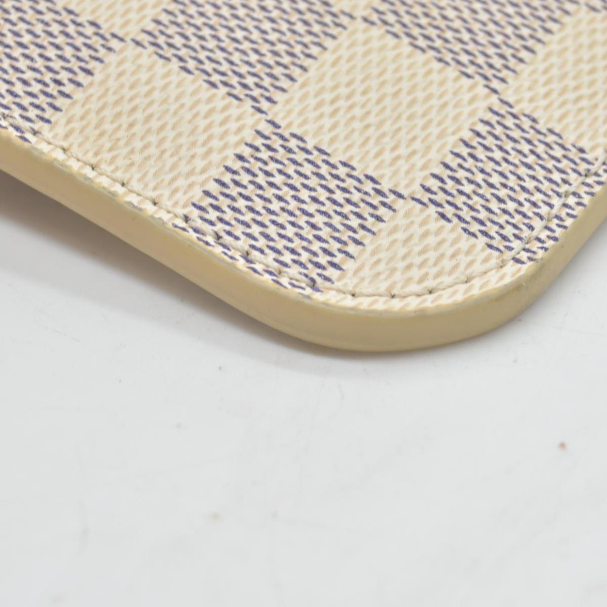$600 Louis Vuitton  Damier Azur Neverfull GM MM Pochette Rose Ballerine LA3147