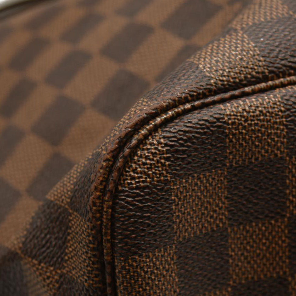 Louis Vuitton  Damier Ebene Neo Neverfull MM Rose Ballerine