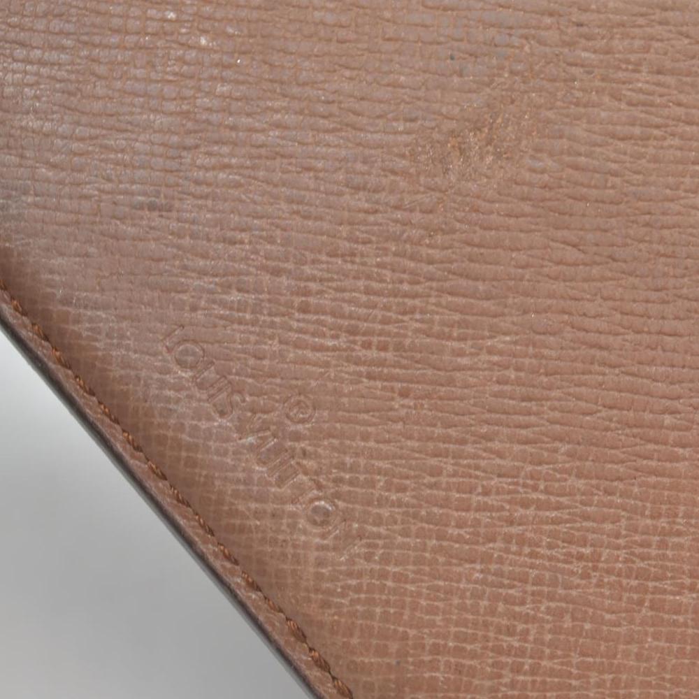 $515 1990 Louis Vuitton Monogram Portefeiulle Marco Bifold Wallet Brown CONSIGNMENT MI0970