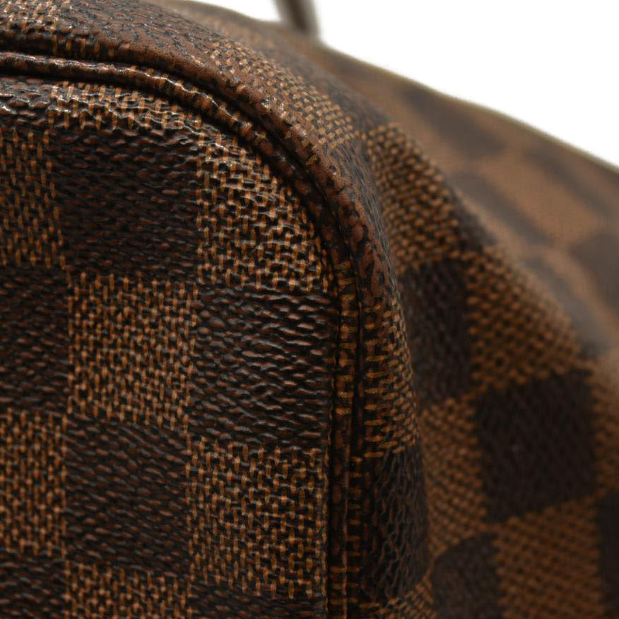 Louis Vuitton  Damier Ebene Neo Neverfull MM Rose Ballerine