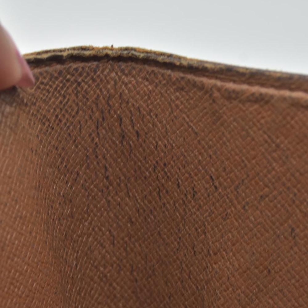 $515 1990 Louis Vuitton Monogram Portefeiulle Marco Bifold Wallet Brown CONSIGNMENT MI0970