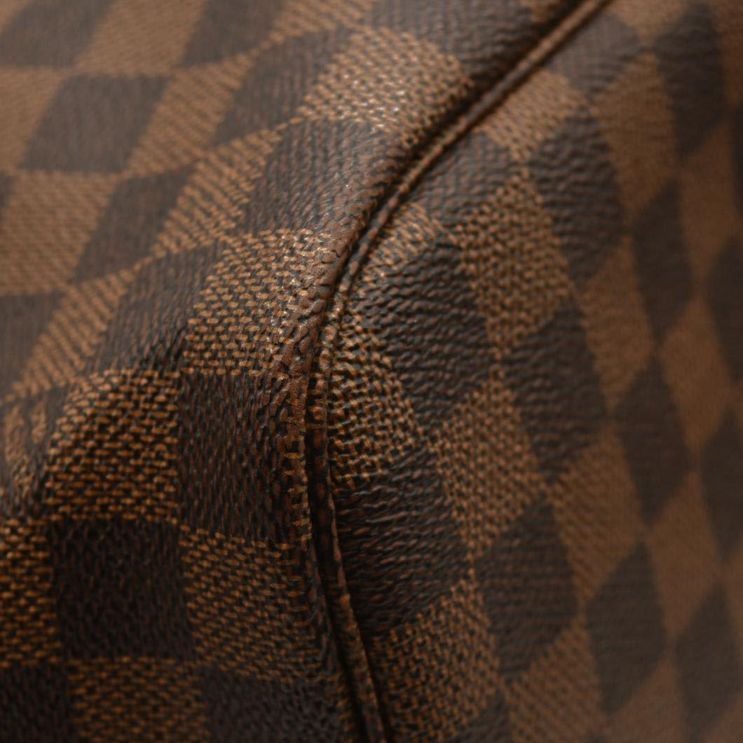 Louis Vuitton  Damier Ebene Neo Neverfull MM Rose Ballerine