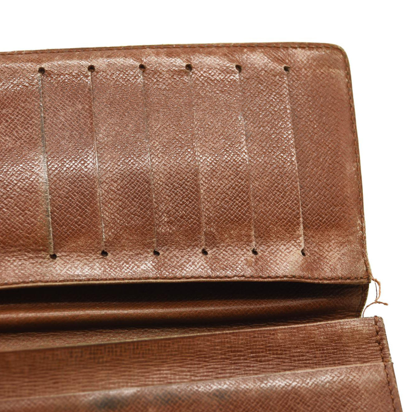 LOUIS VUITTON Monogram Porte-Cartes Credit Yen Checkbook Wallet